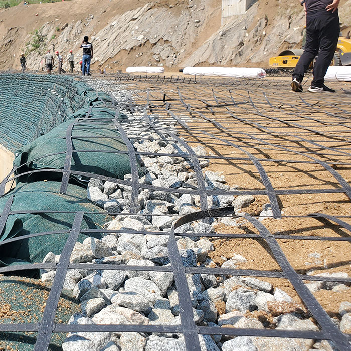 土工格柵施工應用